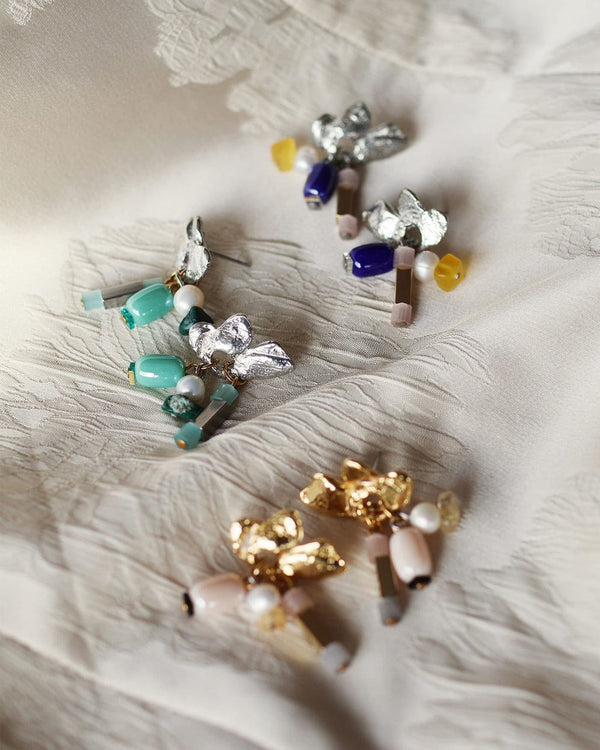 2026SS - Anne-Marie Chagnon - Boucles d'oreilles - Junelle (Choix de 3 couleurs)