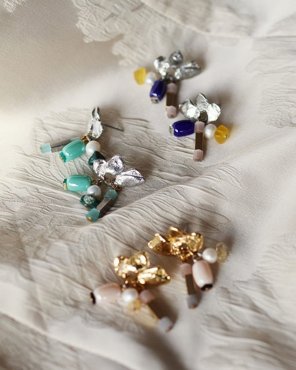 2026SS - Anne-Marie Chagnon - Boucles d'oreilles - Junelle (Choix de 3 couleurs)