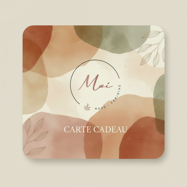 Carte Cadeau Boutique MOI - Format carré